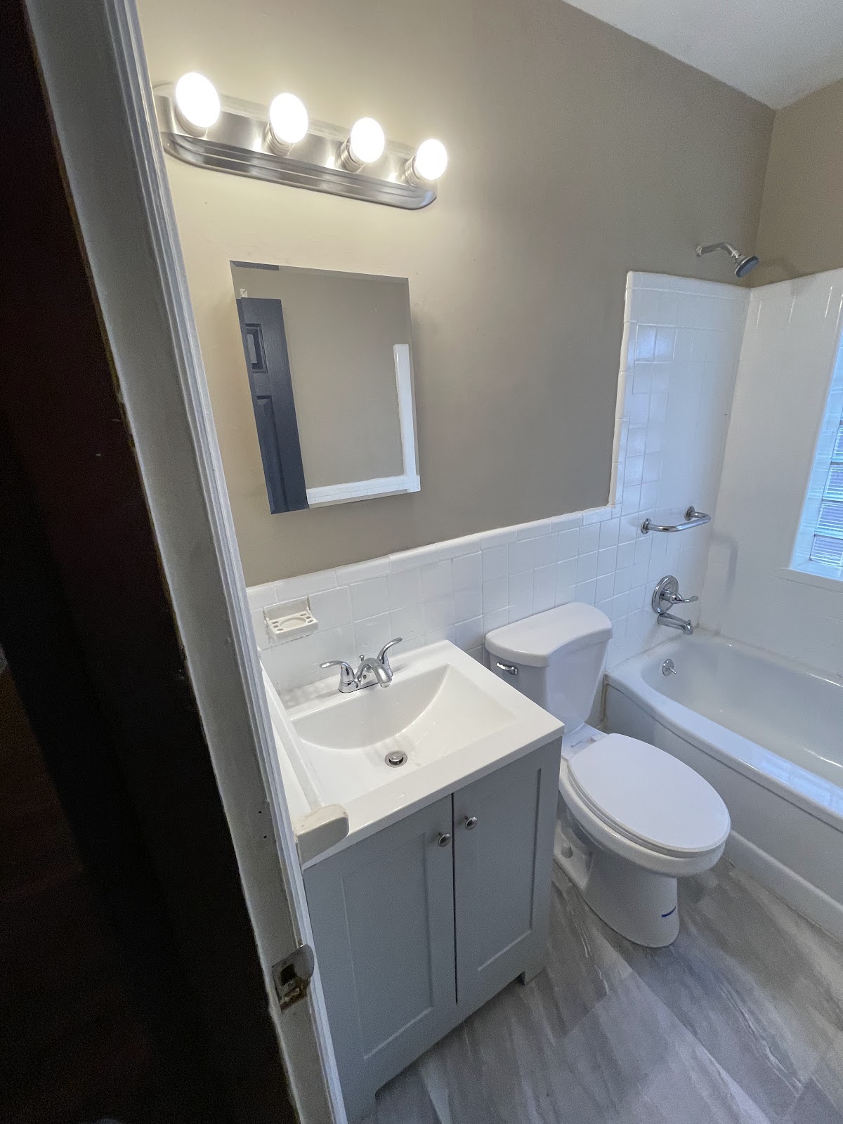 5920 Dressell: finished bathroom vanity