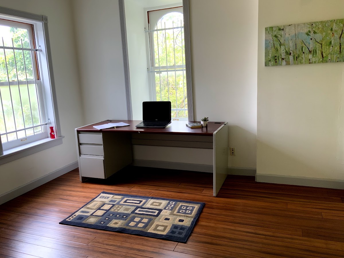 1447 East Grand Boulevard: office with large windows